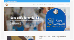 Desktop Screenshot of iamskincancer.com